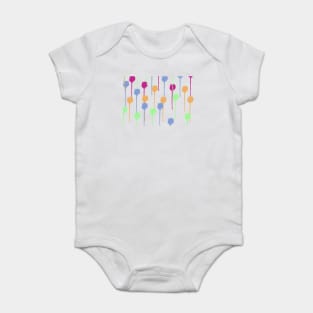 Multicolor Paint Drips Baby Bodysuit